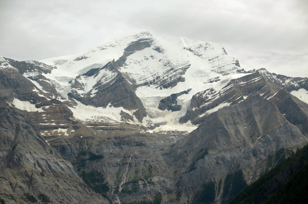 06 Resplendent Mountain From Helicopter Just After Taking Off For Mount Robson Pass